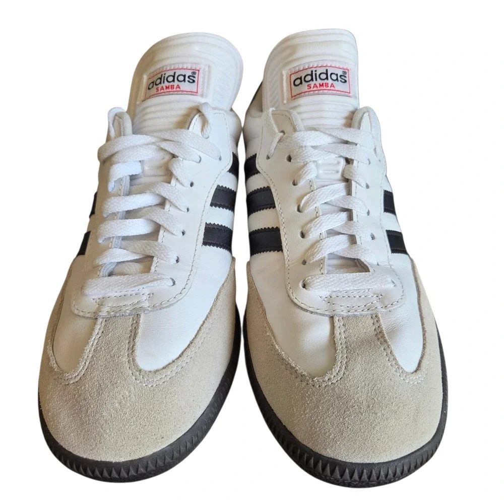 Adidas Samba Classic White Black Gum Men Indoor Soccer Shoes 034563